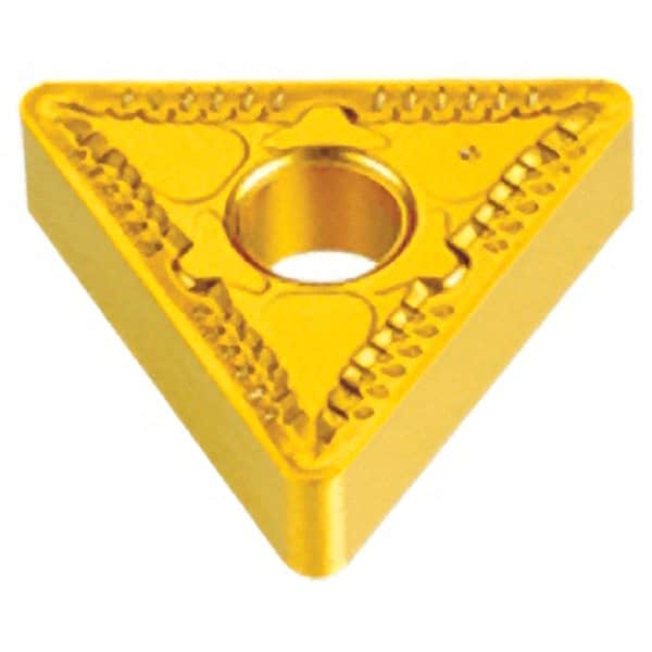 Iscar - TNMG333 GN Grade IC9250 Carbide Turning Insert - TiCN/Al2O3/TiN Finish, 60° Triangle, 3/8" Inscr Circle, 3/16" Thick, 3/64" Corner Radius - Exact Tooling