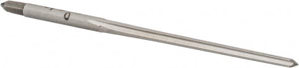 Interstate - #5/0 Pin, 0.0966" Diam, 0.0719" Small End, 7/64" Diam Straight Shank, 1-3/16" Flute, Taper Pin Reamer - Exact Tooling