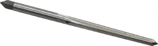Interstate - #3/0 Pin, 0.1302" Diam, 0.1029" Small End, 9/64" Diam Straight Shank, 1-5/16" Flute, Taper Pin Reamer - Exact Tooling