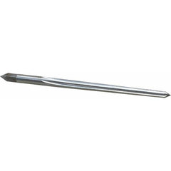 Interstate - #0 Pin, 0.1638" Diam, 0.1287" Small End, 11/64" Diam Straight Shank, 1-11/16" Flute, Taper Pin Reamer - Exact Tooling