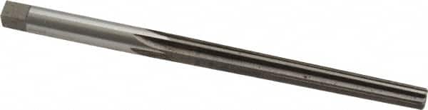 Interstate - #4 Pin, 0.2604" Diam, 0.2071" Small End, 17/64" Diam Straight Shank, 2-9/16" Flute, Taper Pin Reamer - Exact Tooling