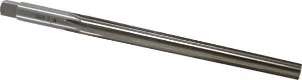 Interstate - #7 Pin, 27/64" Diam, 0.3297" Small End, 13/32" Diam Straight Shank, 4-7/16" Flute, Taper Pin Reamer - Exact Tooling