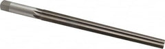 Interstate - #9 Pin, 0.6066" Diam, 0.4805" Small End, 9/16" Diam Straight Shank, 6-1/16" Flute, Taper Pin Reamer - Exact Tooling