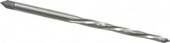 Interstate - #4/0 Pin, 0.1142" Diam, 0.0869" Small End, 1/8" Diam Straight Shank, 1-5/16" Flute, Taper Pin Reamer - Exact Tooling