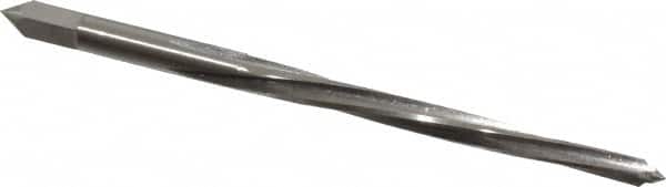 Interstate - #2/0 Pin, 0.1462" Diam, 0.1137" Small End, 5/32" Diam Straight Shank, 1-9/16" Flute, Taper Pin Reamer - Exact Tooling