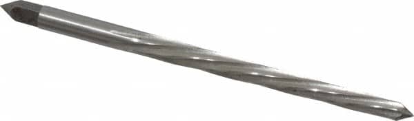 Interstate - #2 Pin, 0.2006" Diam, 0.1605" Small End, 13/64" Diam Straight Shank, 1-15/16" Flute, Taper Pin Reamer - Exact Tooling