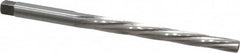 Interstate - #4 Pin, 0.2604" Diam, 0.2071" Small End, 17/64" Diam Straight Shank, 2-9/16" Flute, Taper Pin Reamer - Exact Tooling