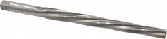 Interstate - #8 Pin, 0.505" Diam, 0.3971" Small End, 7/16" Diam Straight Shank, 5-3/16" Flute, Taper Pin Reamer - Exact Tooling