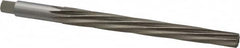 Interstate - #9 Pin, 0.6066" Diam, 0.4805" Small End, 9/16" Diam Straight Shank, 6-1/16" Flute, Taper Pin Reamer - Exact Tooling