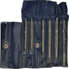 Interstate - #5 to #0 Pin, Straight Shank, Taper Pin Reamer Set - Exact Tooling