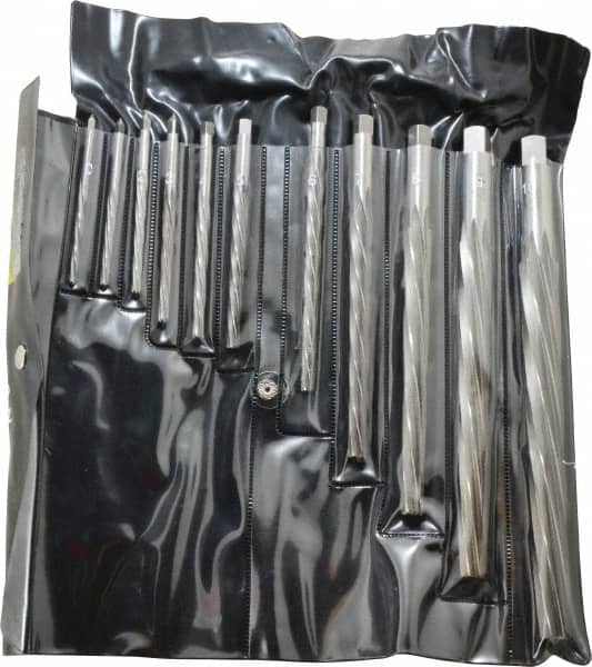 Interstate - #10 to #0 Pin, Straight Shank, Taper Pin Reamer Set - Exact Tooling