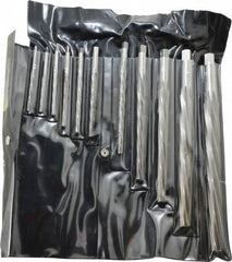 Interstate - #10 to #0 Pin, Straight Shank, Taper Pin Reamer Set - Exact Tooling