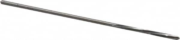 Made in USA - 1/16" High Speed Steel 4 Flute Chucking Reamer - Spiral Flute, 0.0585" Straight Shank, 1/2" Flute Length, 2-1/2" OAL - Exact Tooling