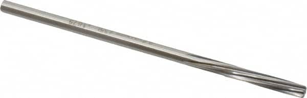 Made in USA - 3/16" High Speed Steel 6 Flute Chucking Reamer - Exact Tooling