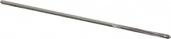 Made in USA - 1/16" Cobalt 4 Flute Chucking Reamer - Spiral Flute, 0.0585" Straight Shank, 1/2" Flute Length, 2-1/2" OAL - Exact Tooling