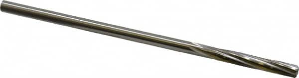 Made in USA - Letter E Cobalt 6 Flute Chucking Reamer - Exact Tooling