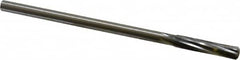 Made in USA - 5/16" Cobalt 6 Flute Chucking Reamer - Spiral Flute, 0.2792" Straight Shank, 1-1/2" Flute Length, 6" OAL - Exact Tooling
