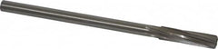 Made in USA - 7/16" Cobalt 6 Flute Chucking Reamer - Spiral Flute, 0.373" Straight Shank, 1-3/4" Flute Length, 7" OAL - Exact Tooling