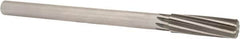 Made in USA - 21/32" Cobalt 8 Flute Chucking Reamer - Spiral Flute, 0.5615" Straight Shank, 2-1/4" Flute Length, 9" OAL - Exact Tooling