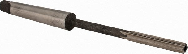 Made in USA - Letter E High Speed Steel 6 Flute Chucking Reamer - Exact Tooling