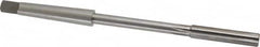 Made in USA - 3/8" High Speed Steel 6 Flute Chucking Reamer - Straight Flute, 1MT Morse Taper Shank, 1-3/4" Flute Length, 7" OAL - Exact Tooling