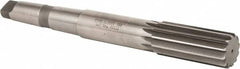 Made in USA - 1-1/2" High Speed Steel 12 Flute Chucking Reamer - Exact Tooling