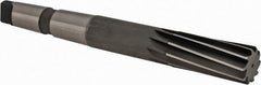 Made in USA - 1-5/16" High Speed Steel 10 Flute Chucking Reamer - Spiral Flute, 4MT Morse Taper Shank, 3" Flute Length, 11-1/2" OAL - Exact Tooling