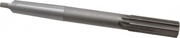 Interstate - 1" High Speed Steel 8 Flute Chucking Reamer - Straight Flute, 3MT Morse Taper Shank, 2-3/4" Flute Length, 10-1/2" OAL - Exact Tooling