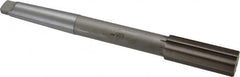 Interstate - 1-1/8" High Speed Steel 10 Flute Chucking Reamer - Straight Flute, 3MT Morse Taper Shank, 2-7/8" Flute Length, 11" OAL - Exact Tooling