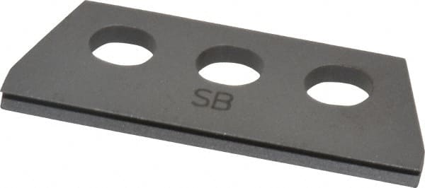 Kennametal - Neutral Cut, 3/16" Insert Width, Cutoff & Grooving Support Blade for Indexables - 1.12" Max Depth of Cut, 3/16" Blade Width - Exact Tooling