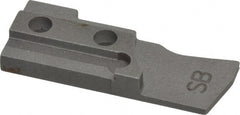 Kennametal - Right Hand, 3/32 Inch Insert Width, Indexable Cutoff and Grooving Support Blade - SB333101 - Exact Tooling