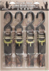 Erickson Manufacturing - 10' Long x 1" Wide, 900 Lb Basket Capacity, Polyester & Steel Web Sling - Camouflage Green - Exact Tooling