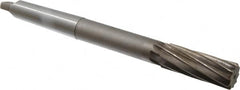 Interstate - 1" High Speed Steel 8 Flute Chucking Reamer - Spiral Flute, 3MT Morse Taper Shank, 2-3/4" Flute Length, 10-1/2" OAL - Exact Tooling