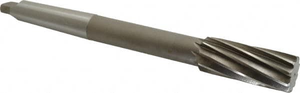 Interstate - 1-3/16" High Speed Steel 10 Flute Chucking Reamer - Exact Tooling