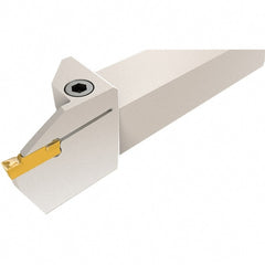 Iscar - HFH, External, Right Hand, 25mm Max Depth of Cut, 4mm Max Groove Width, Indexable Grooving Tool Holder - DGN.., GRIP, HFP.. Insert Compatibility, 25mm Shank Height, 25mm Shank Width, 150mm OAL - Exact Tooling