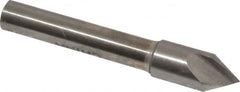 Interstate - 5/16" Head Diam, 1/4" Shank Diam, 1 Flute 60° High Speed Steel Countersink - Exact Tooling