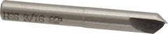Interstate - 3/16" Head Diam, 3/16" Shank Diam, 1 Flute 82° High Speed Steel Countersink - Exact Tooling