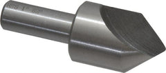 Interstate - 1" Head Diam, 1/2" Shank Diam, 1 Flute 82° High Speed Steel Countersink - Exact Tooling