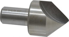 Interstate - 1-1/2" Head Diam, 3/4" Shank Diam, 1 Flute 82° High Speed Steel Countersink - Exact Tooling