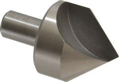 Interstate - 2" Head Diam, 3/4" Shank Diam, 1 Flute 82° High Speed Steel Countersink - Exact Tooling