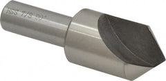 Interstate - 7/8" Head Diam, 1/2" Shank Diam, 1 Flute 90° High Speed Steel Countersink - Exact Tooling