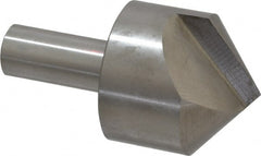Interstate - 2" Head Diam, 3/4" Shank Diam, 1 Flute 100° High Speed Steel Countersink - Exact Tooling