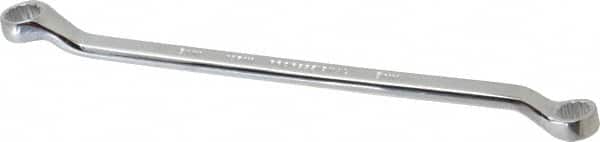 Proto - 8mm x 9mm 12 Point Offset Box Wrench - Double End, 6-3/4" OAL, Steel, Polished Finish, 7.5° Offset - Exact Tooling