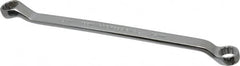 Proto - 14mm x 15mm 12 Point Offset Box Wrench - Double End, 9-11/16" OAL, Steel, Polished Finish, 7.5° Offset - Exact Tooling