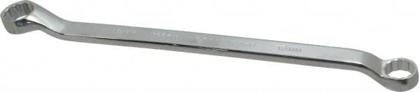 Proto - 16mm x 18mm 12 Point Offset Box Wrench - Double End, 10-11/16" OAL, Steel, Polished Finish, 7.5° Offset - Exact Tooling