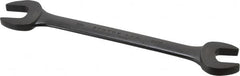 Proto - 13/16" x 7/8" Standard Open End Wrench - 10-15/64" OAL, Double End, Black Finish, 15° Head Angle - Exact Tooling