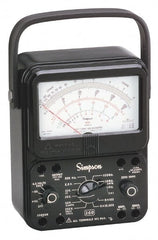 Simpson Electric - 12389, 1,000 VAC/VDC, Analog Manual Ranging Multimeter - 20 mOhm, Measures Voltage, Current, Resistance - Exact Tooling