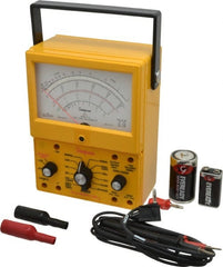 Simpson Electric - 12395, 1,000 VAC/VDC, Analog Manual Ranging Multimeter - 20 mOhm, Measures Voltage, Current, Resistance - Exact Tooling