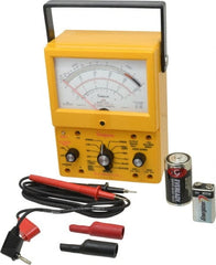 Simpson Electric - 12396, 1,000 VAC/VDC, Analog Manual Ranging Multimeter - 20 mOhm, Measures Voltage, Current, Resistance - Exact Tooling