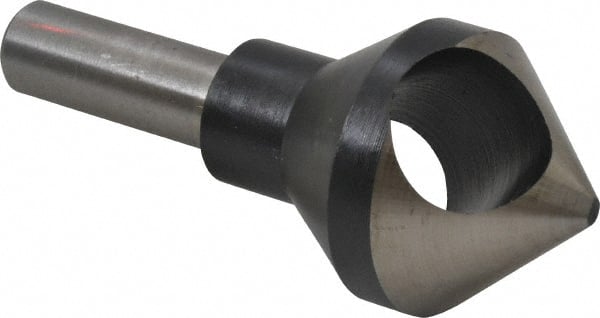 Interstate - 5/8" Shank Diam, 0 Flute 82° High Speed Steel Countersink - Exact Tooling
